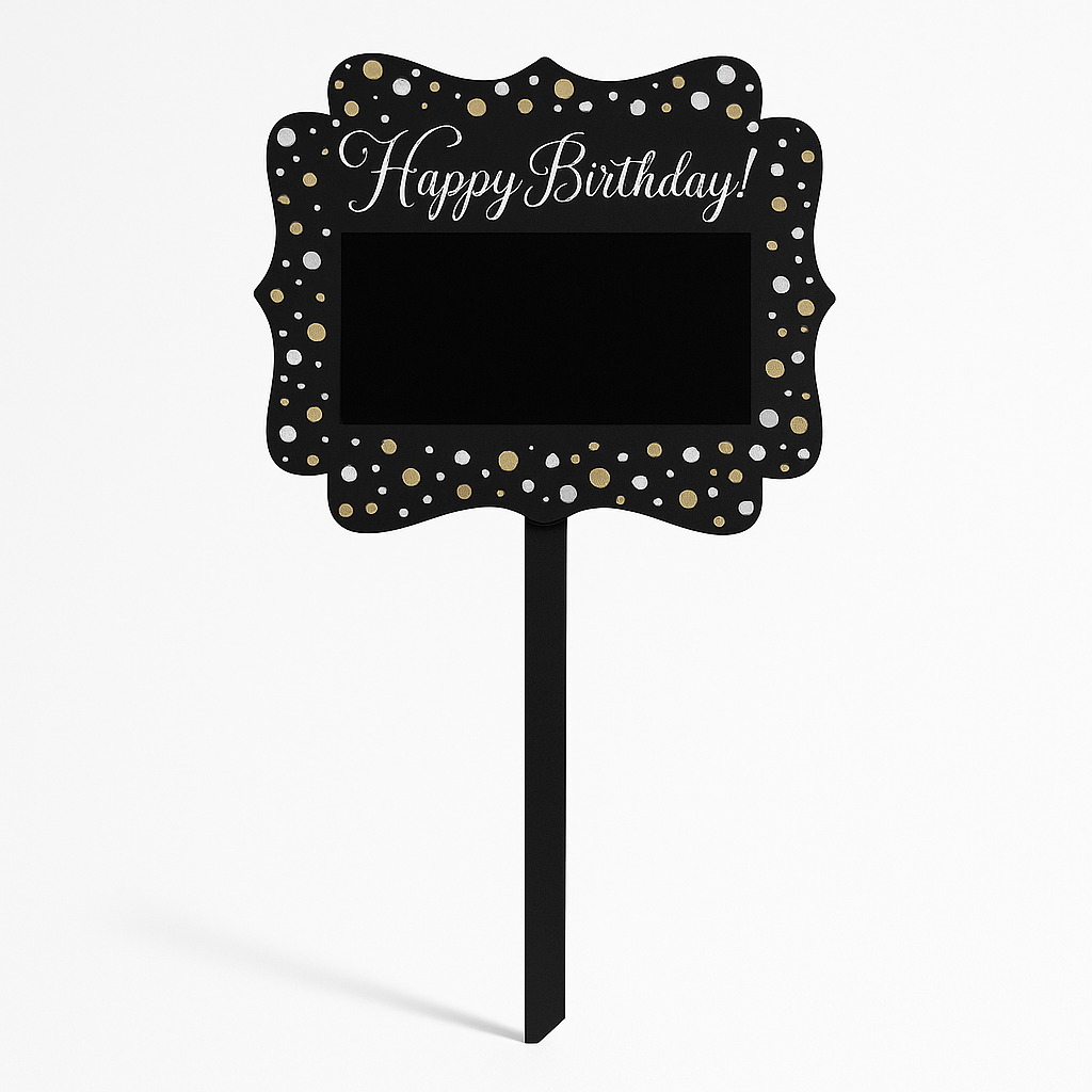 Sparkling Celebration Customizable Happy Birthday Yard Sign