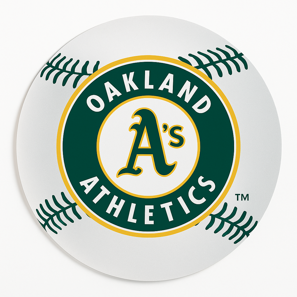 Oakland Athletics 12" MLB Cutout Decoration