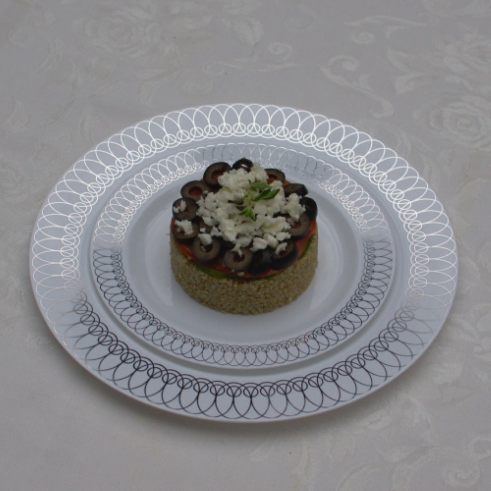 Silver Ovals Design Party Pack