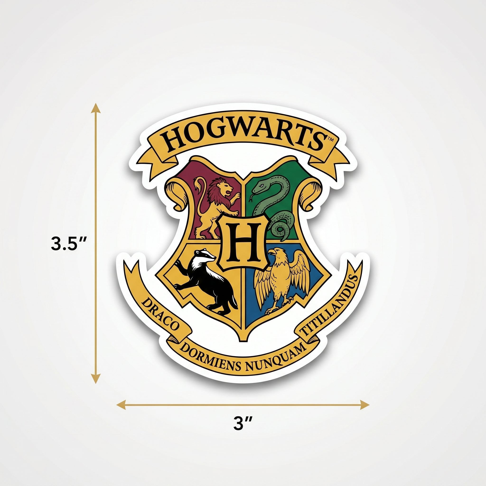 Harry Potter Hogwarts Crest Sticker Sheet - Halloween Edition