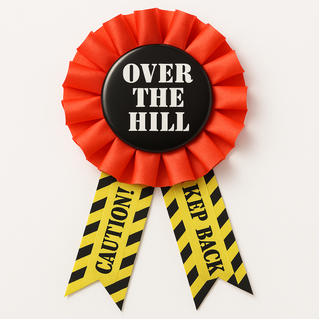 Over-the-Hill Construction Award Ribbon