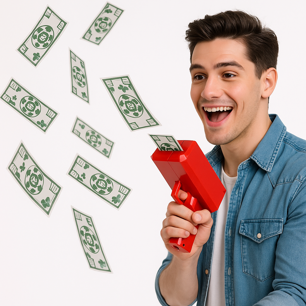 Casino Party Money Launcher