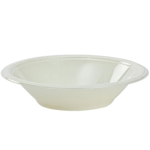 12 Oz. Premium Ivory Plastic Bowls | 50 Count