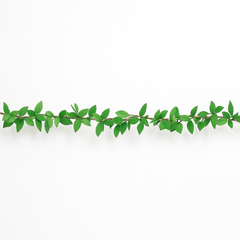 Love & Leaves Wedding Fabric Garland - 6 ft