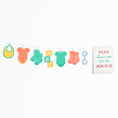 Baby Shower Autograph Garland