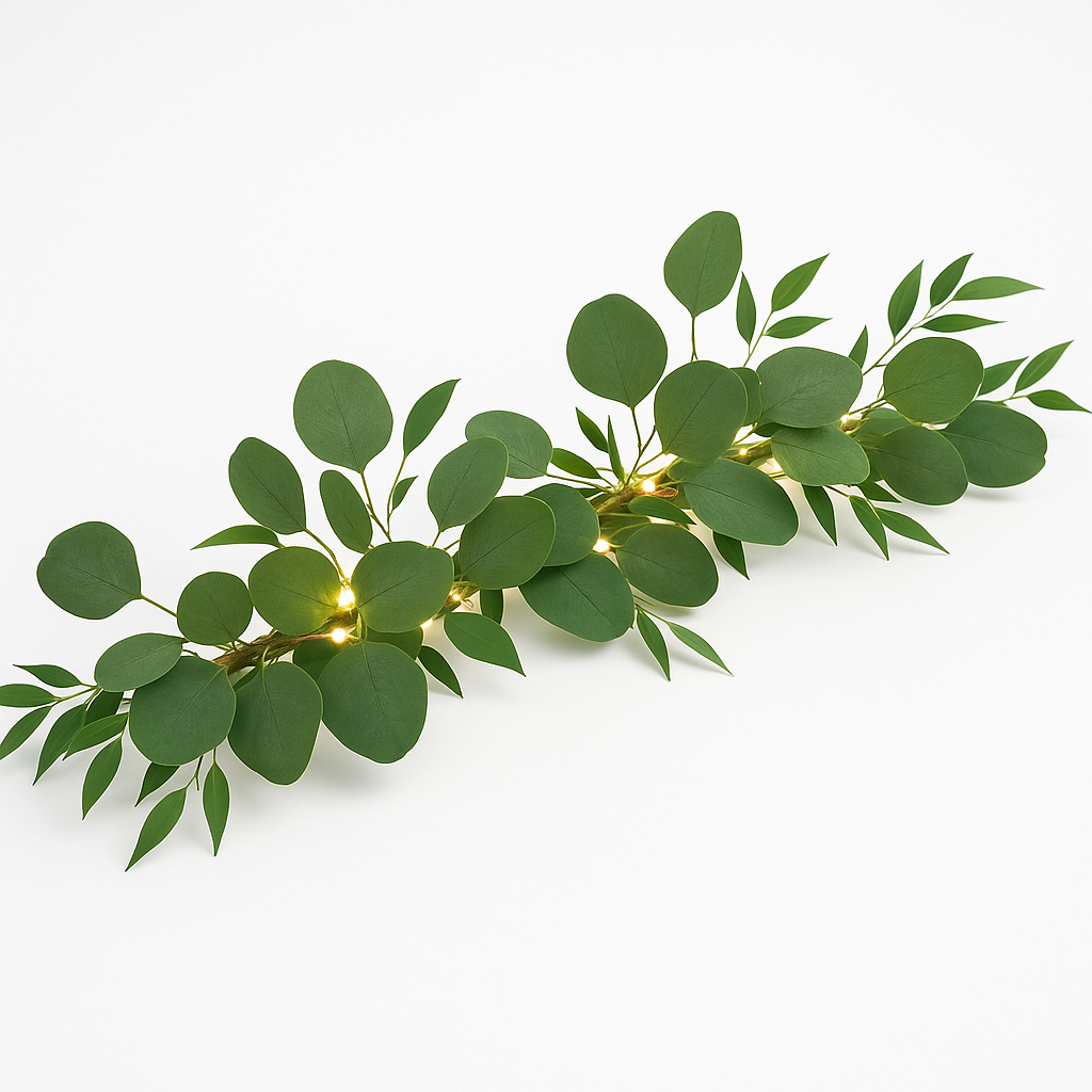 Elegant 6-Foot Light-Up Garland for Weddings & Events