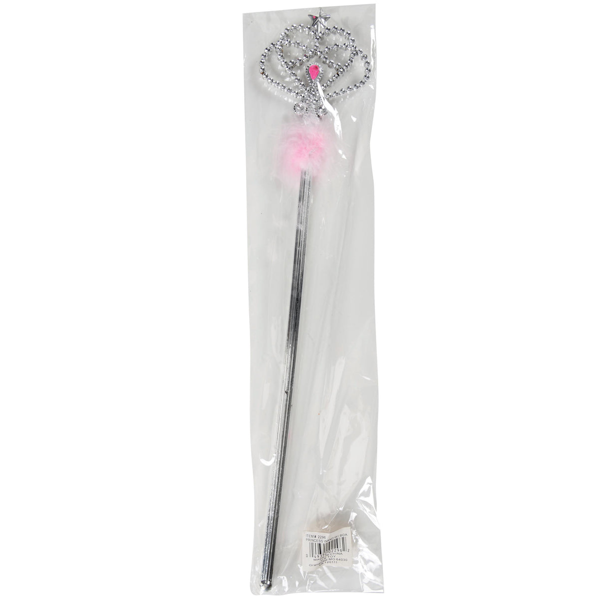 Princess Wands W/Feather Boa - 12 Count