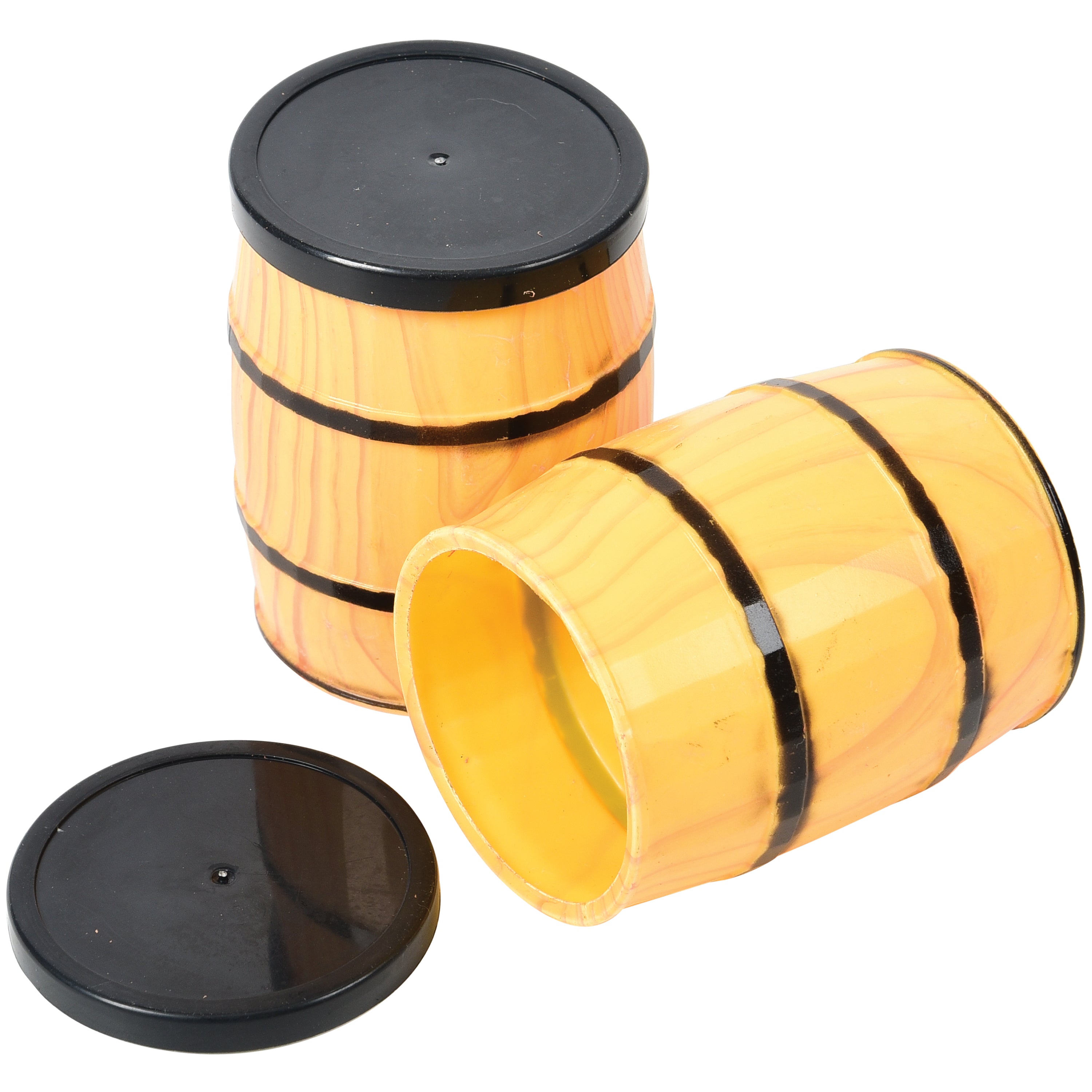 Mini Western Barrel Containers - 12 Count