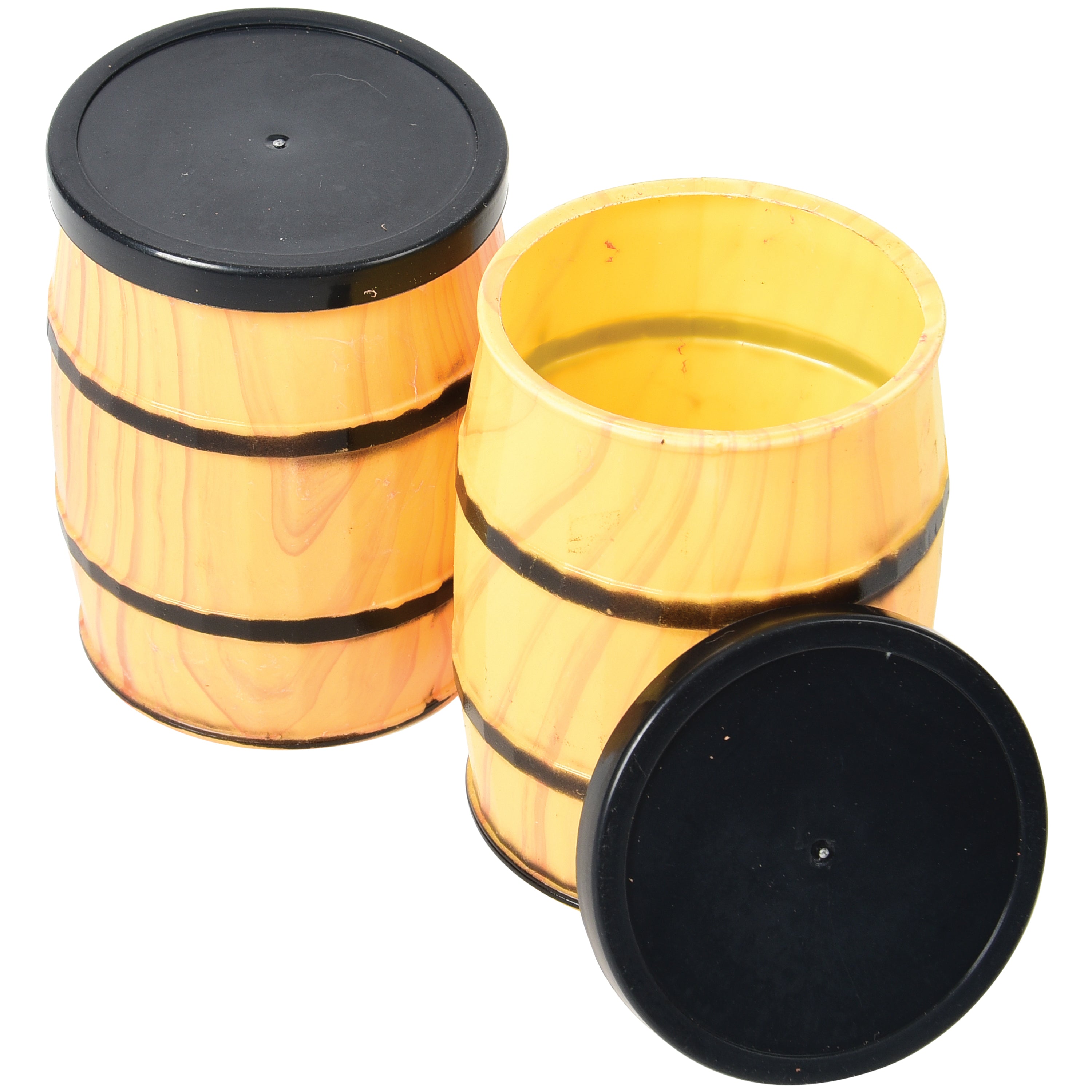 Mini Western Barrel Containers - 12 Count