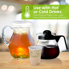 Dixie ecosmart 12 Oz. 100% recycled fiber paper hot cups 1 Bag Of 50 count