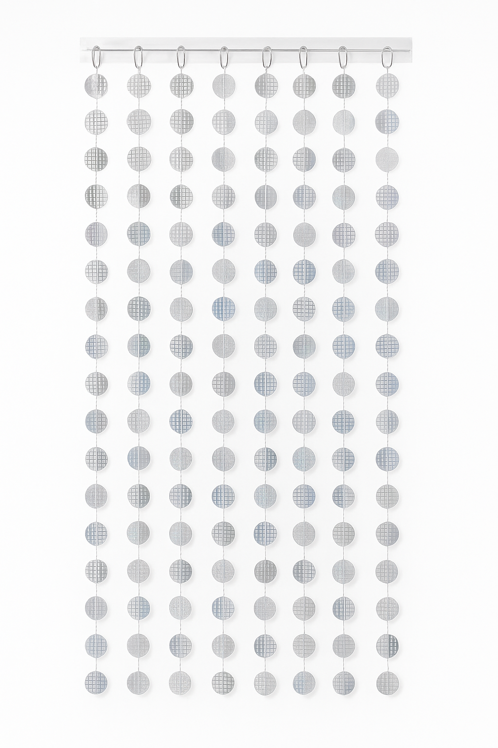 Disco Foil Doorway Curtain with Hanging Disco Balls