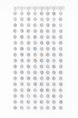 Disco Foil Doorway Curtain with Hanging Disco Balls