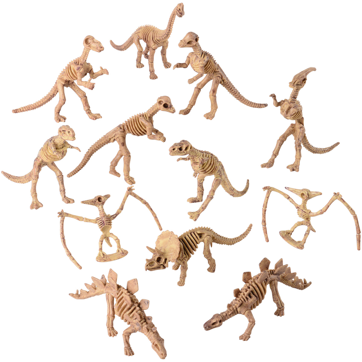Skeleton Dinos/6 Inch - 12 Count