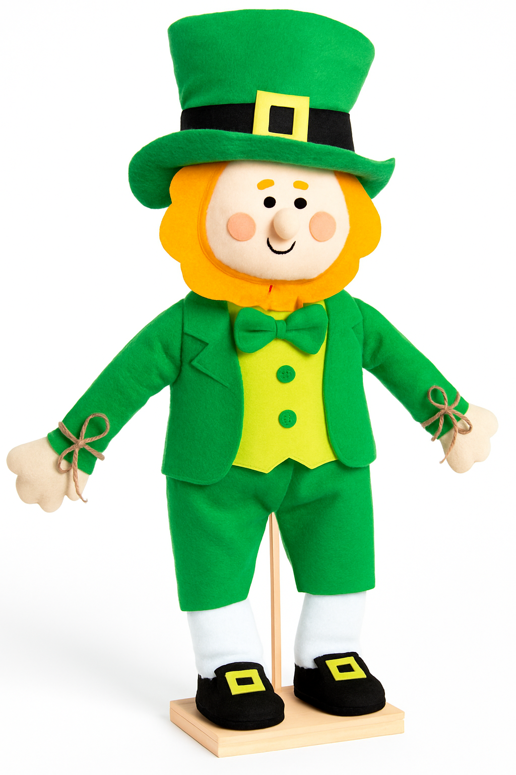 Charming 24" Standing Leprechaun St. Patrick's Day Decoration