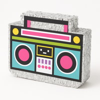 80's Retro Mini Boom Box Piñata Decoration