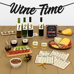 Wine Tasting Buffet Table Decorating Kit