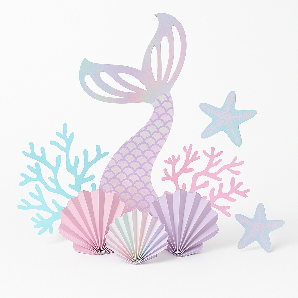 Shimmering Mermaid Wall Decoration Kit