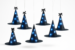 Spooky Oversized Witch Hat LED String Lights for Halloween