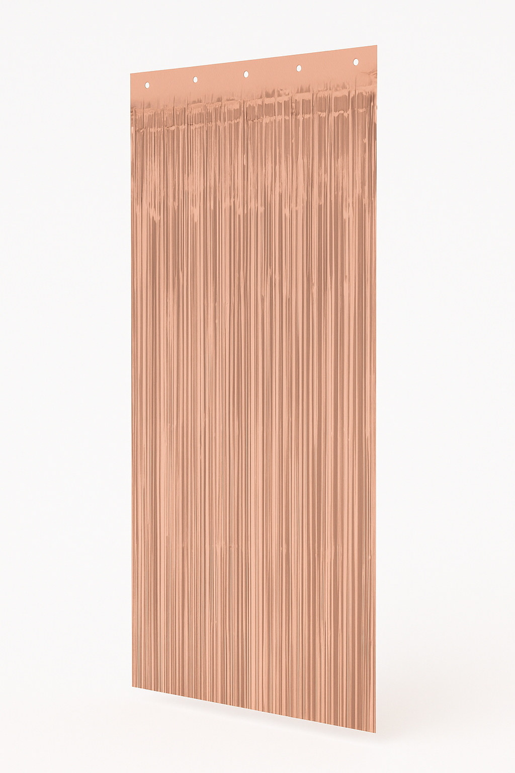 Rose Gold Metallic Door Curtain