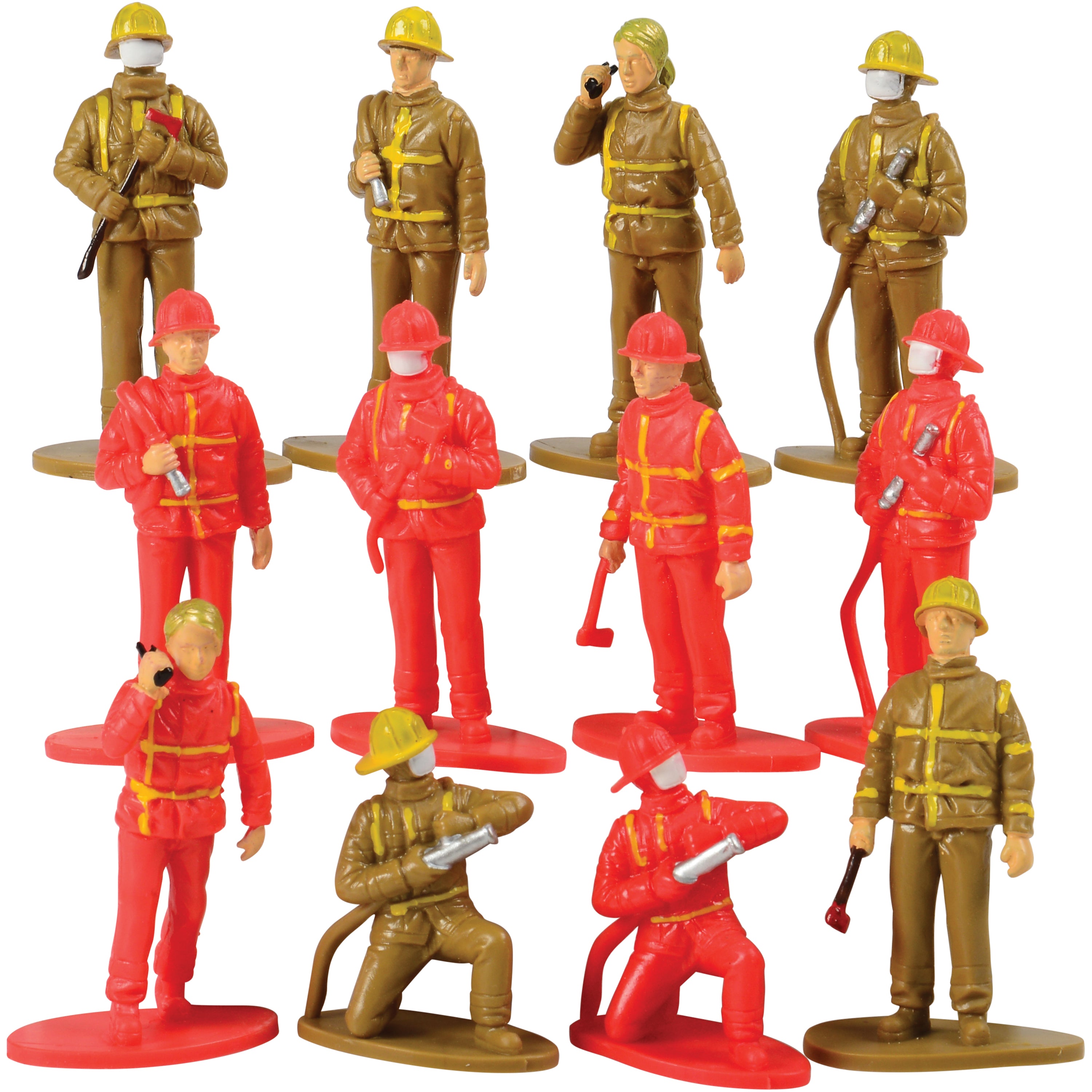 Firefighter Figures - 12 Count