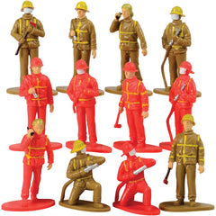 Firefighter Figures - 12 Count