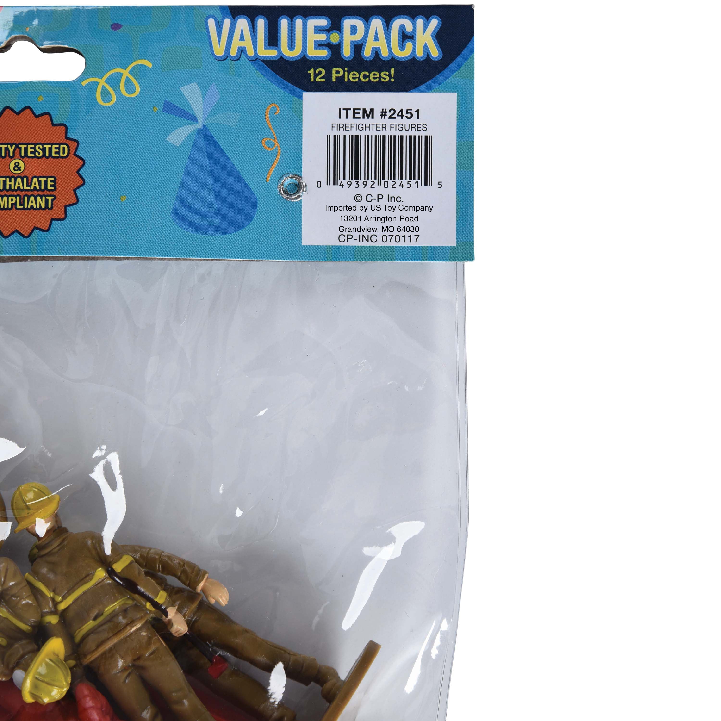 Firefighter Figures - 12 Count