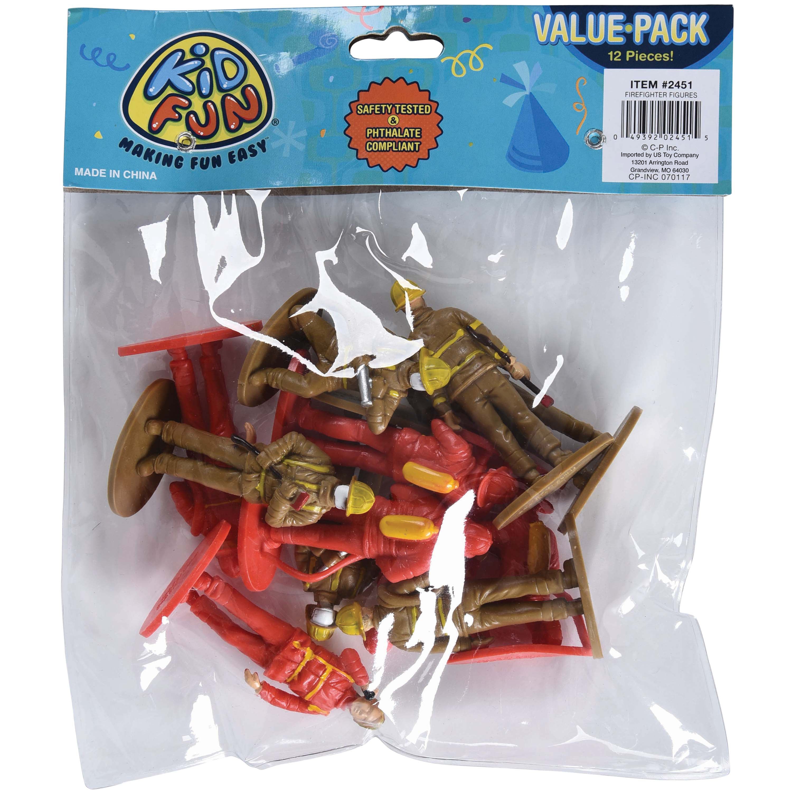 Firefighter Figures - 12 Count