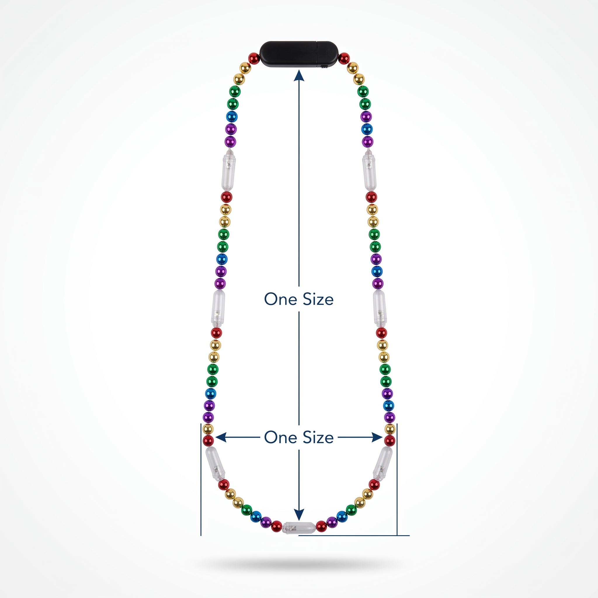 Festive Green Light-Up Necklace