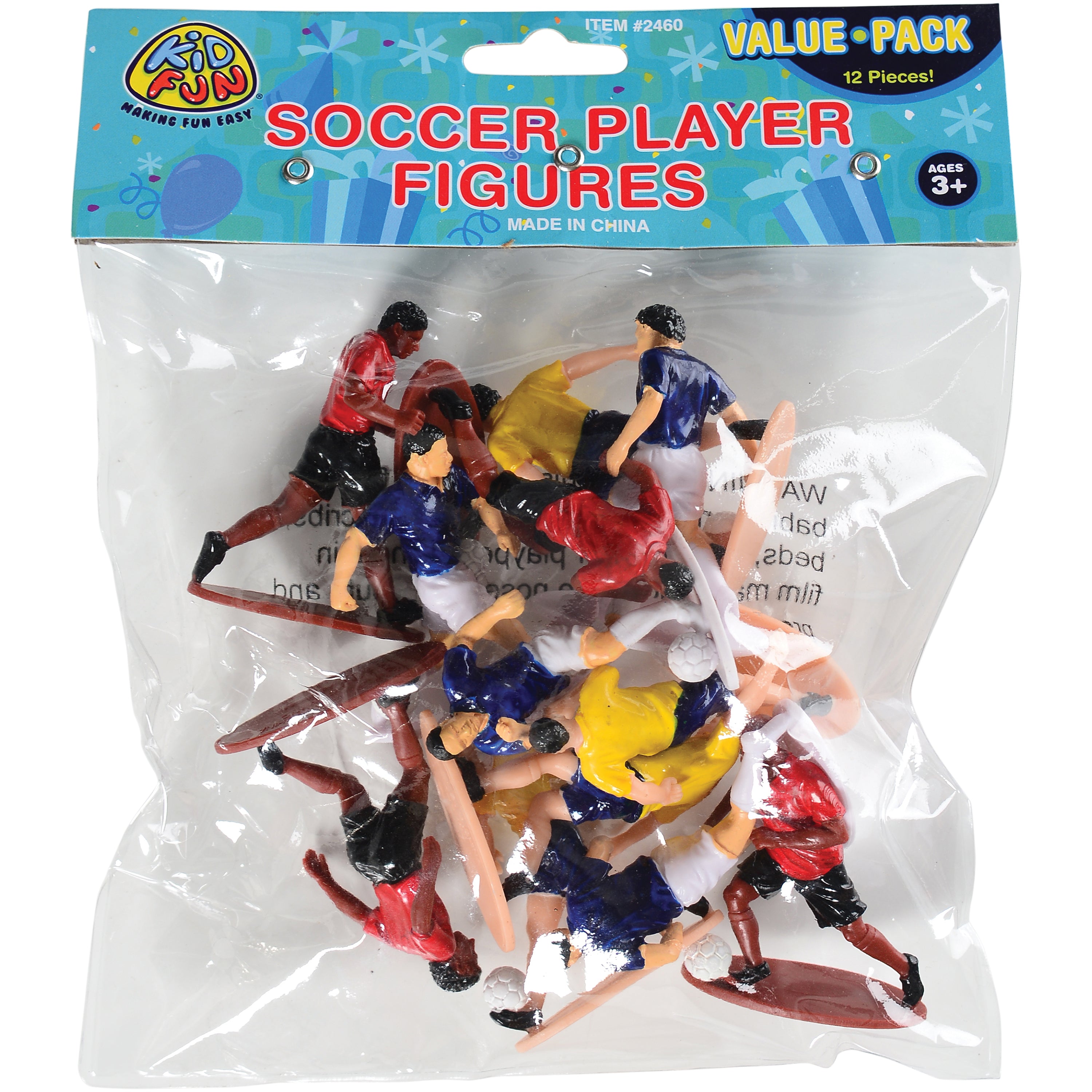 Soccer Player Figures - 12 Count