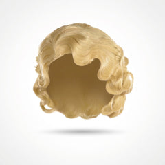 Blonde 1920s Finger Wave Wig - Timeless Flapper Style for Halloween