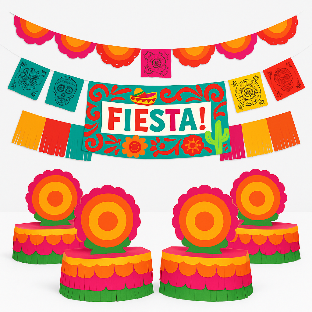 Caliente Fiesta Giant Indoor/Outdoor Decorating Kit