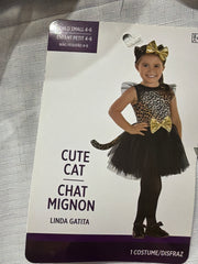Adorable Cat Costume - Child S (4-6)