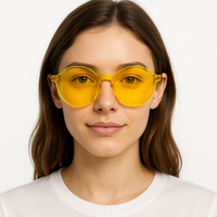 Vibrant Yellow Team Spirit Glasses