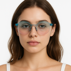 Vibrant Pastel Frameless Glasses