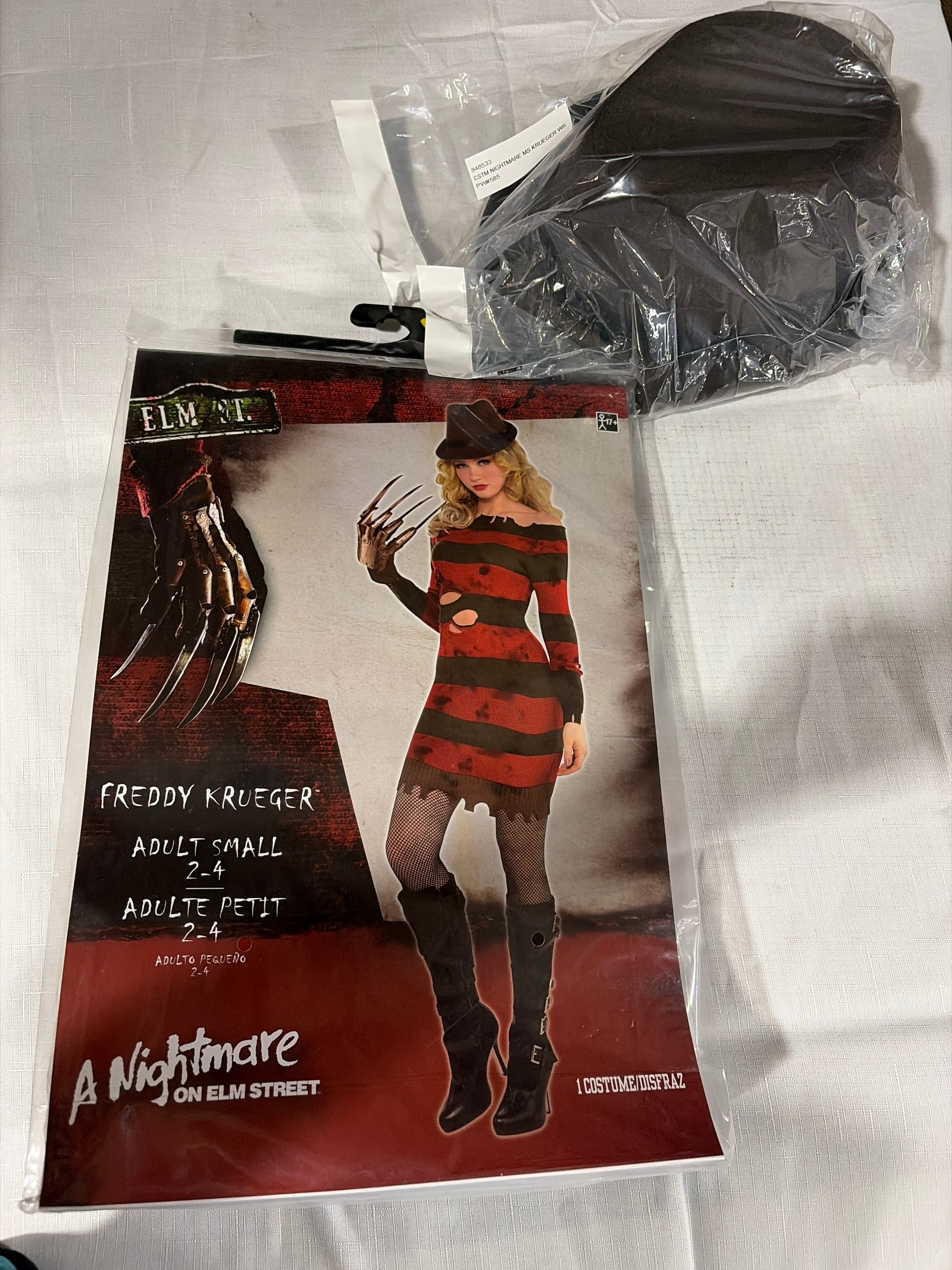 Nightmare Ms. Krueger Halloween Costume for Women - Adult S (2-4)