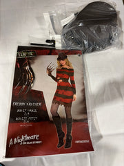 Nightmare Ms. Krueger Halloween Costume for Women - Adult S (2-4)