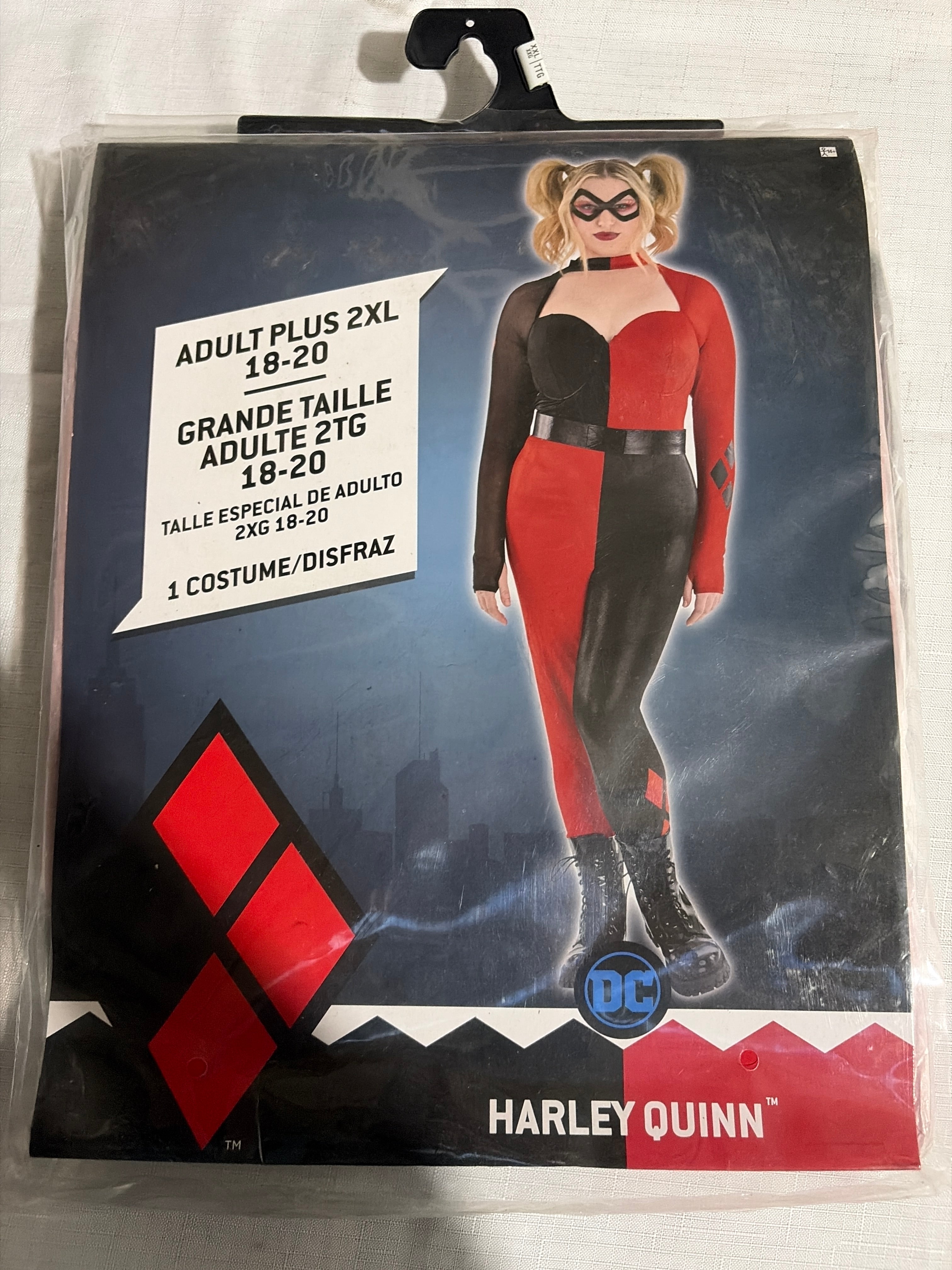 Women's DC Harley Quinn Halloween Costume - Adult 2XL (18-20)