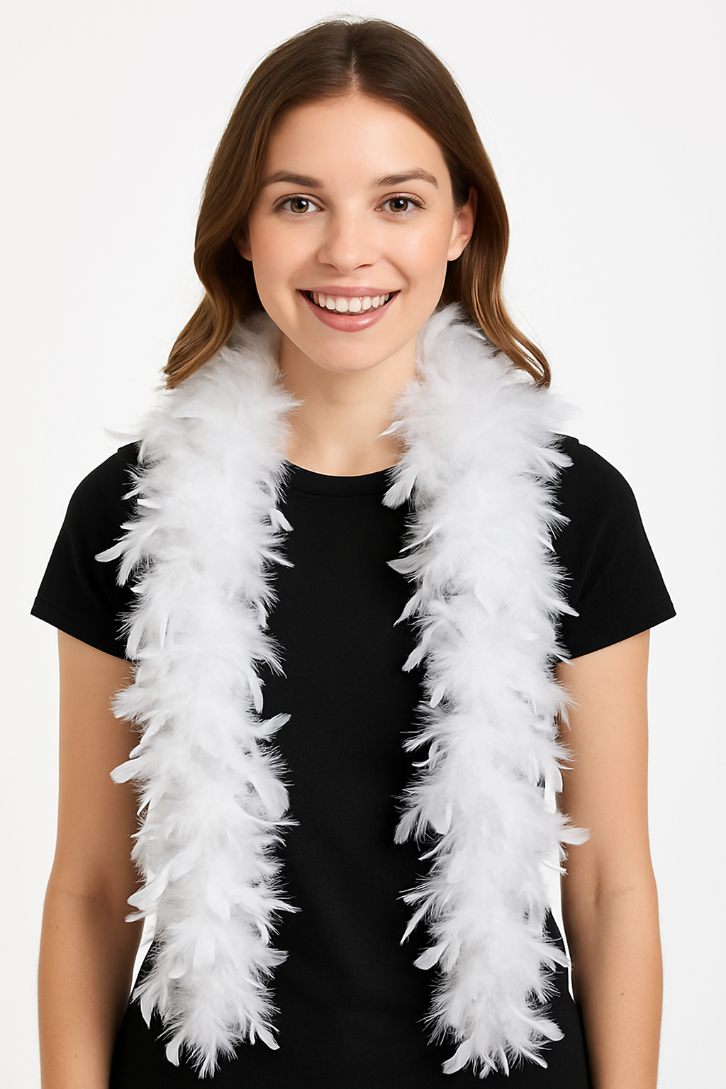Silver Feather Boa - 72" Costume Accessory for Team Spirit