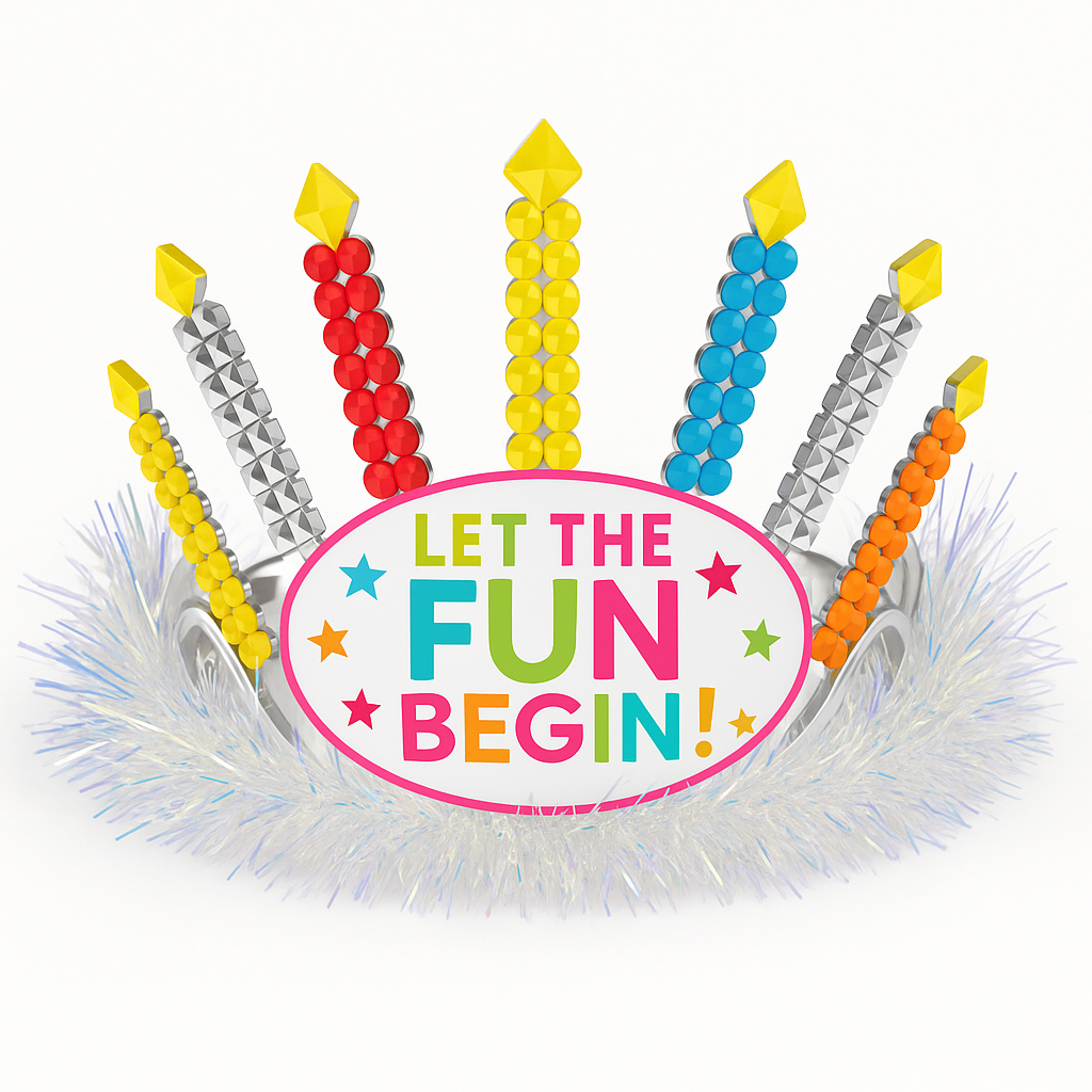 LED Light-Up Sprinkle Birthday Tiara