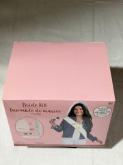 Complete Bride Accessory Kit with Veil, Sash, Sunglasses & More - One Size