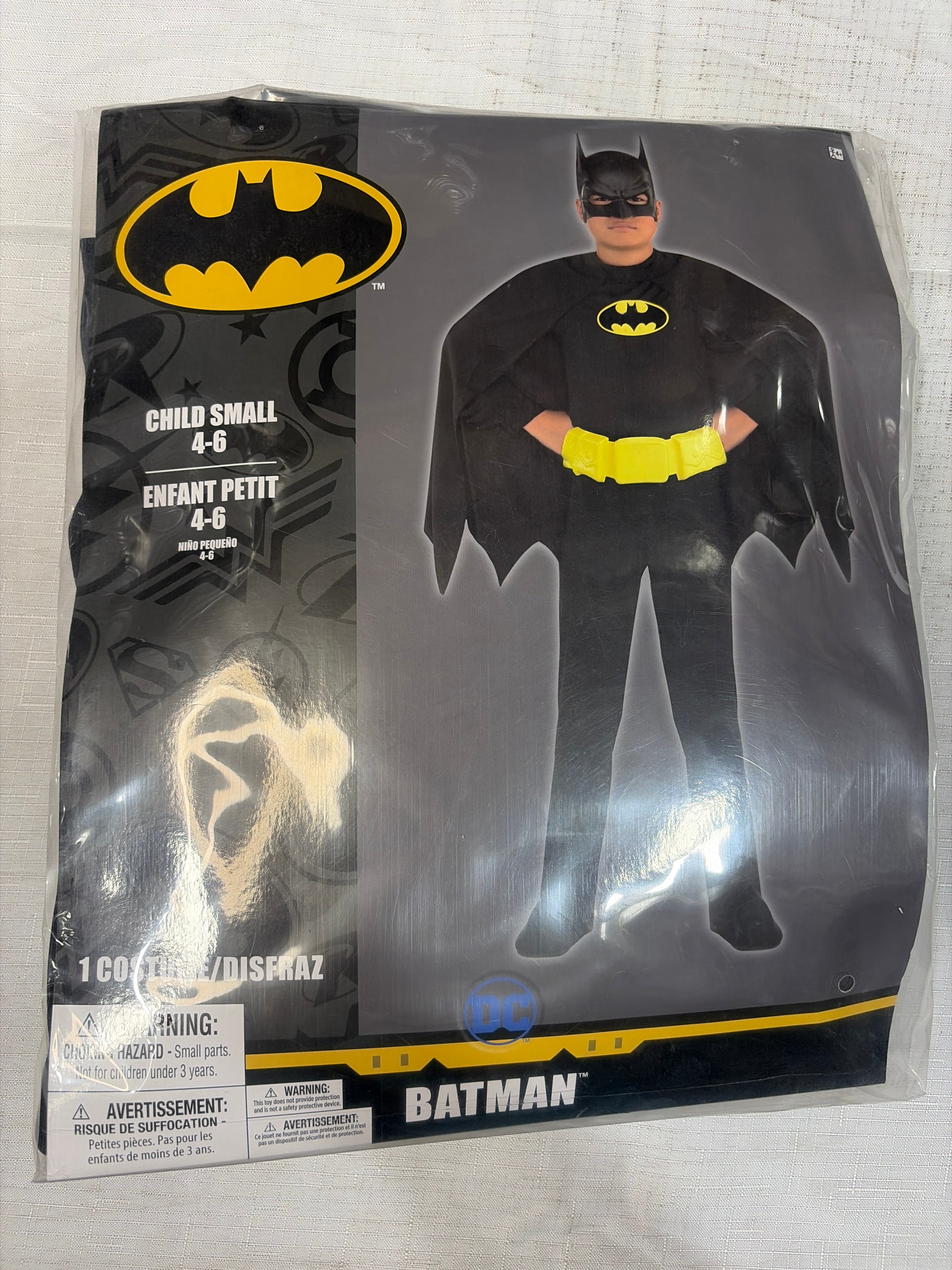 Boys' Batman Comic Costume - Child S (4-6)