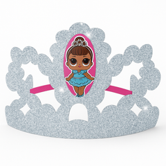L.O.L. Surprise! Glitter Paper Tiaras - Pack of 8