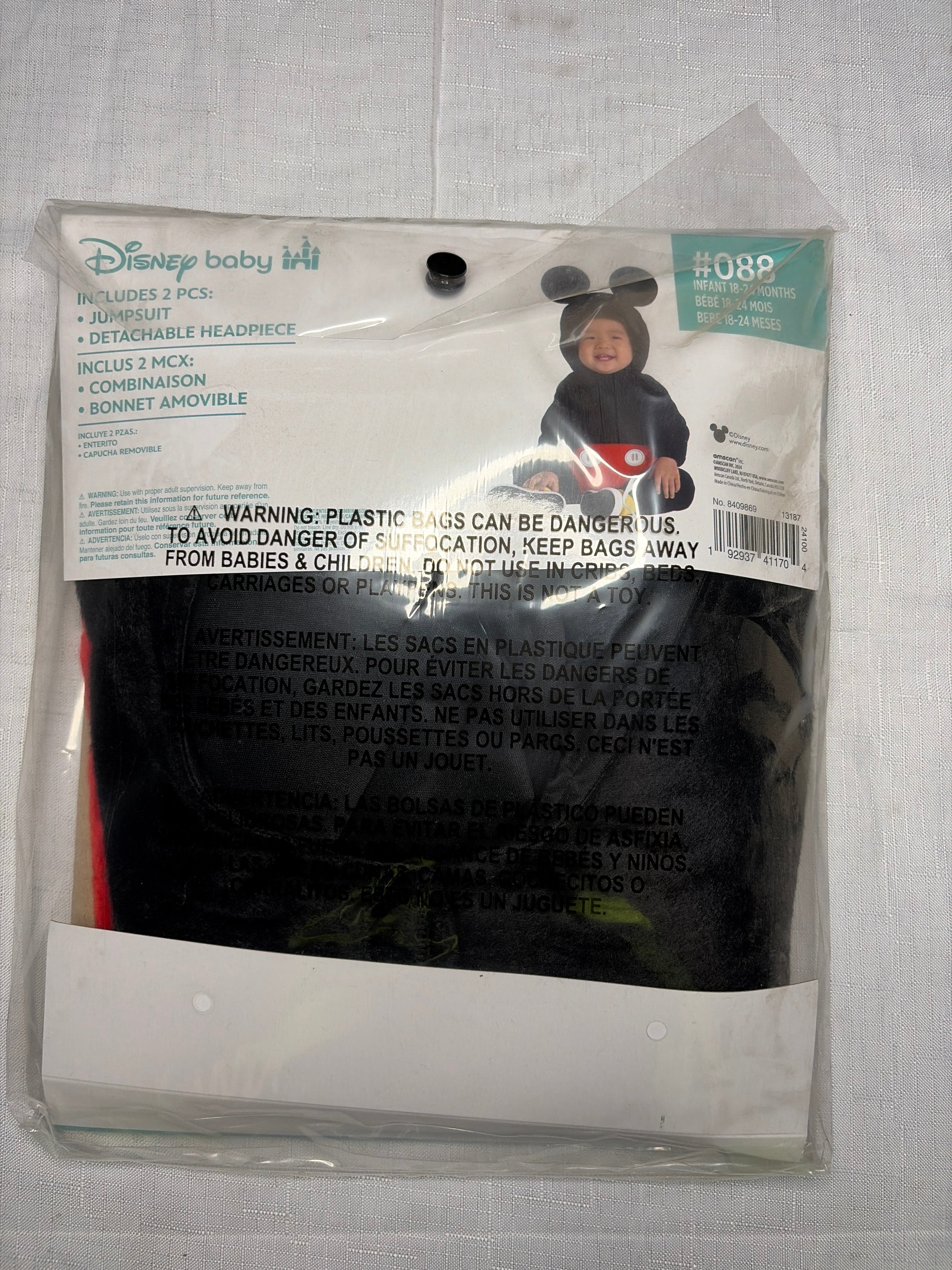 Mickey Mouse Halloween Costume - Infant (18-24 Months)