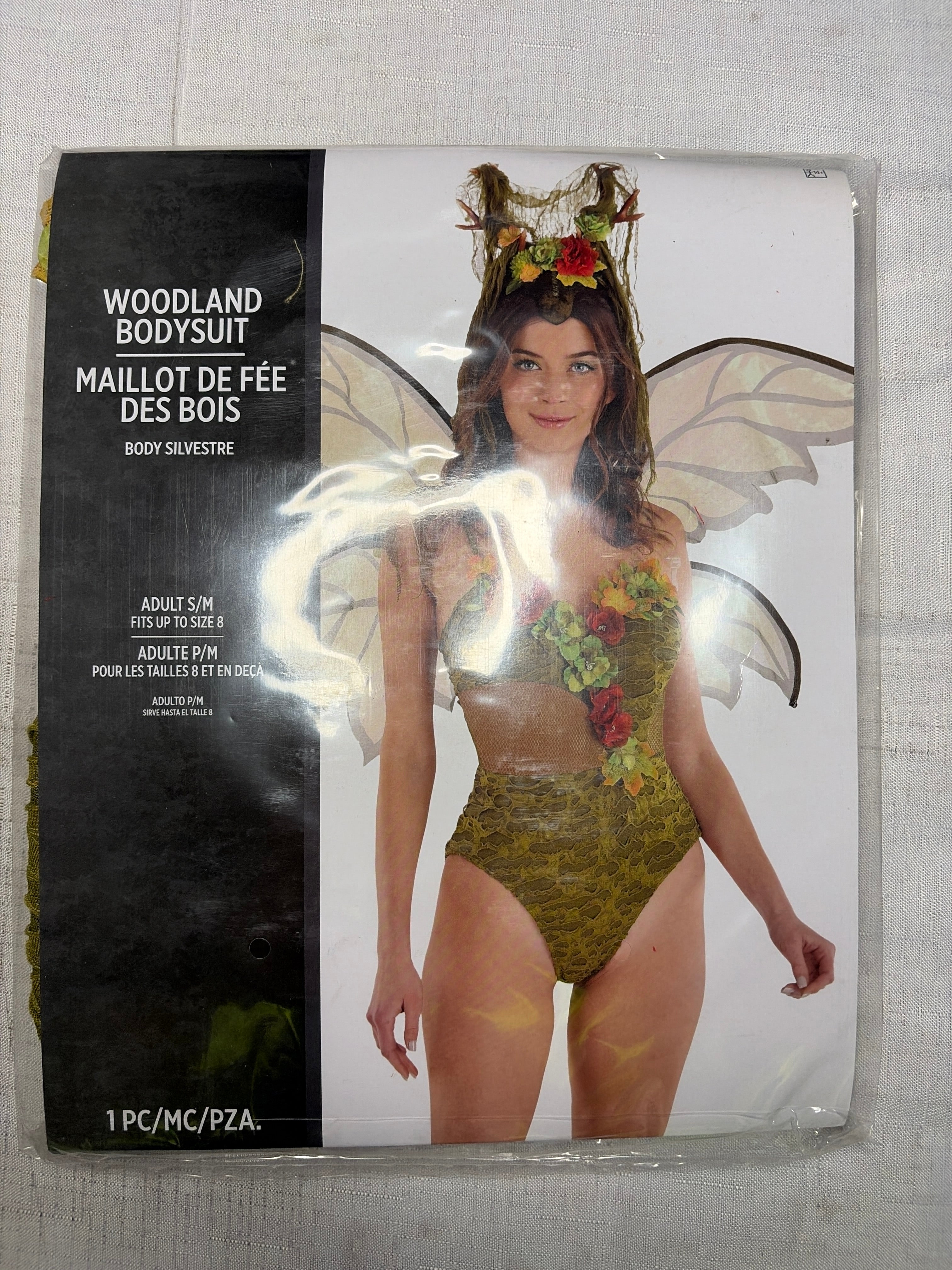 Enchanting Woodland Fairy Cutout Bodysuit - Adult S/M
