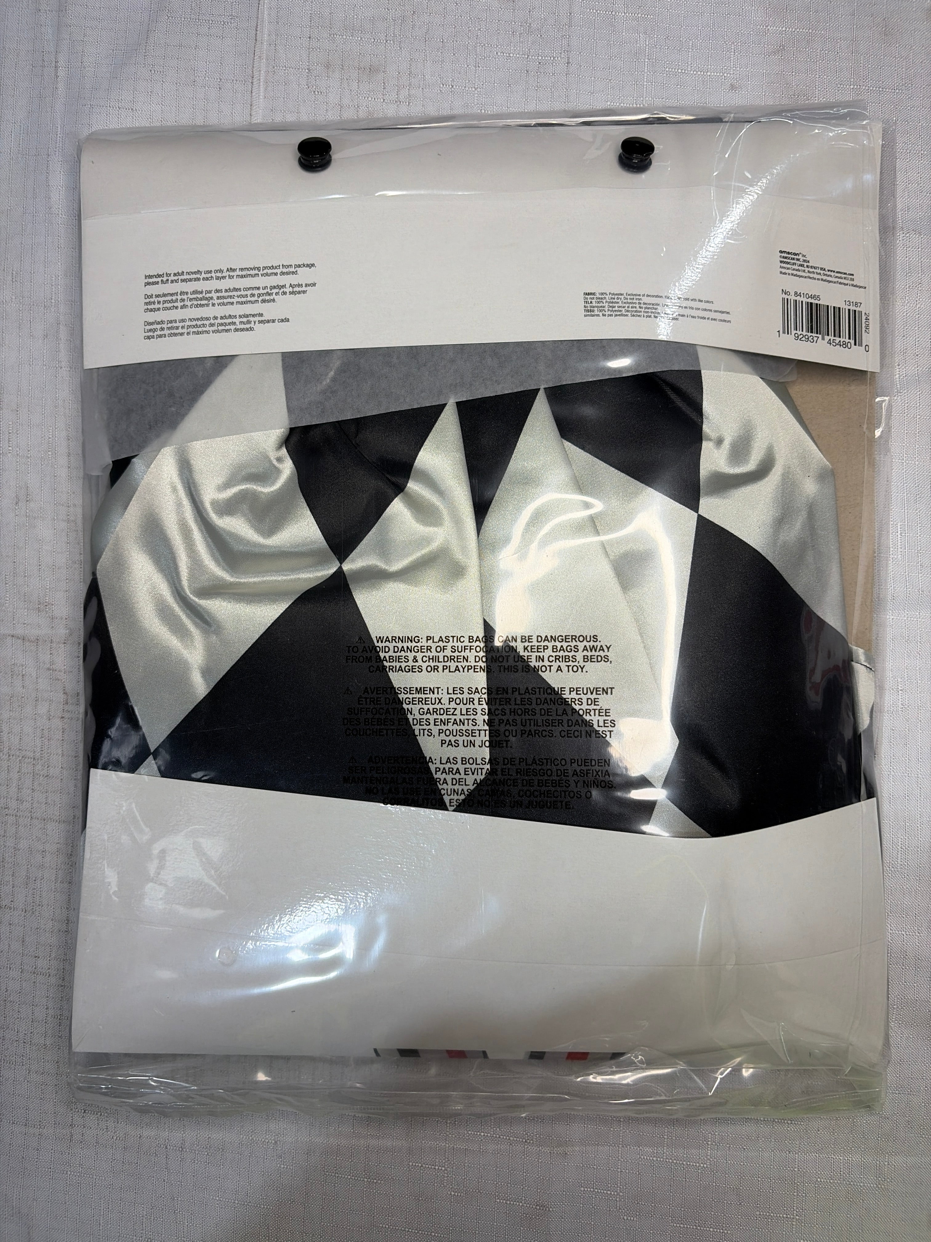 Vintage Circus Skirt & Tights Halloween Accessory Set - Adult S/M