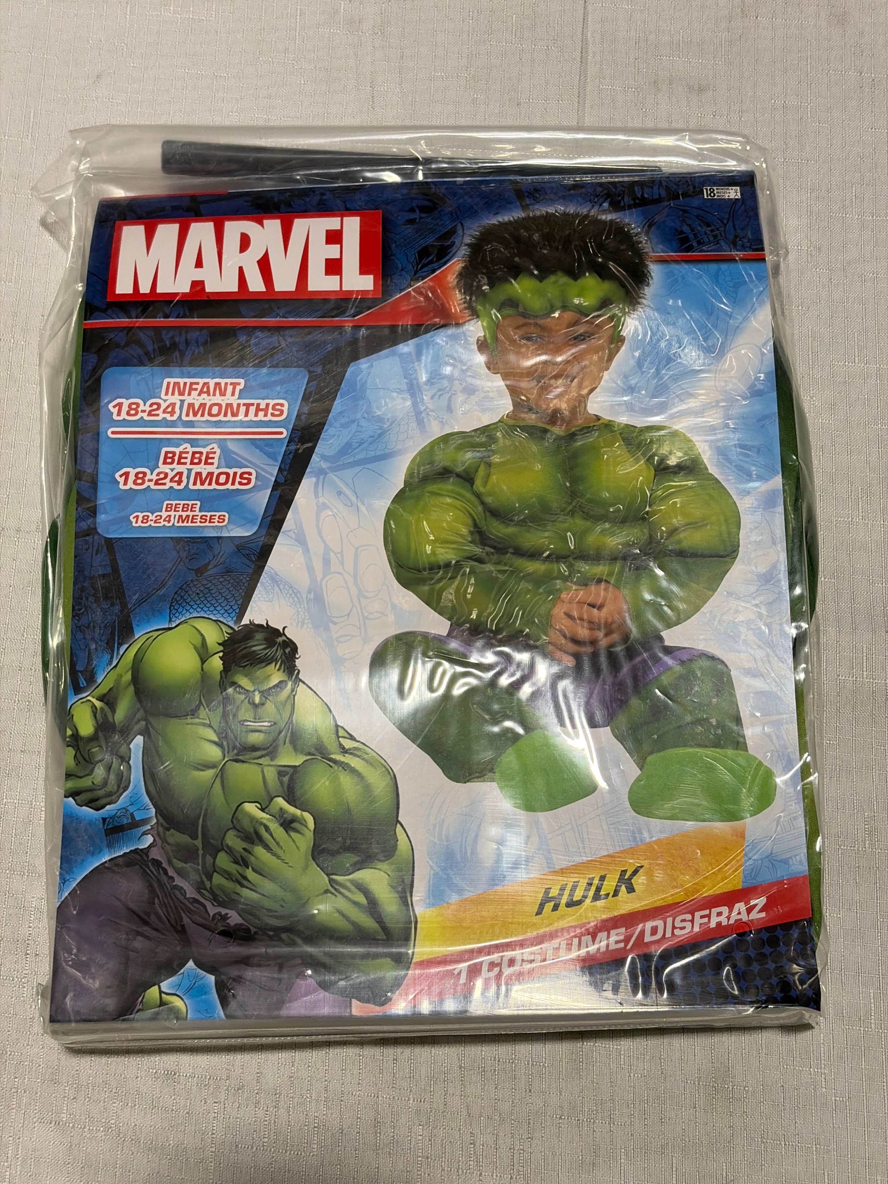 Marvel Hulk Muscle Halloween Costume - Infant (18-24 Months)