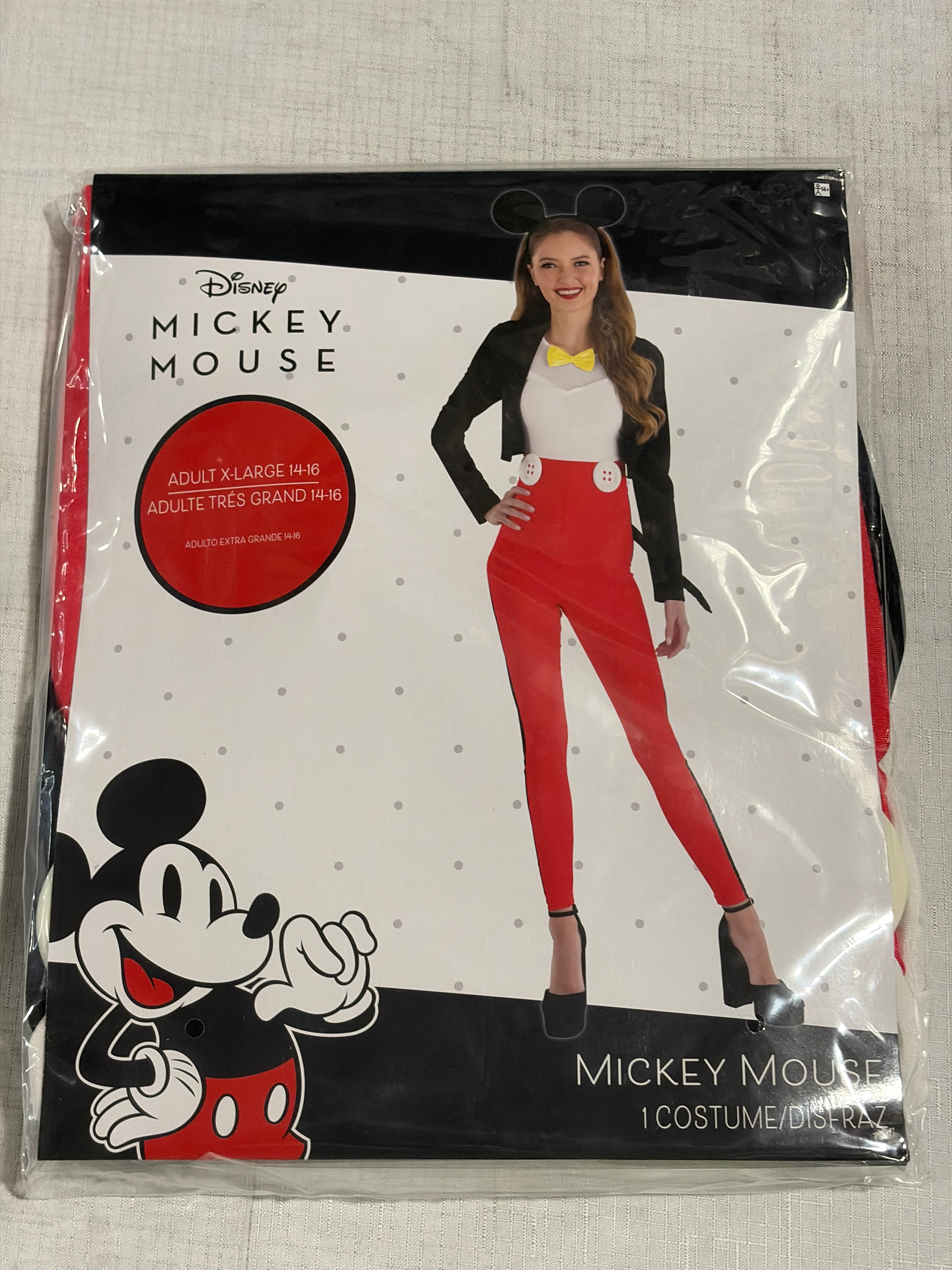 Women's Disney Mickey Mouse Halloween Costume - Adult XL (14-16)