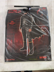 Men's The Batman Movie Costume with Cape & Mask - Halloween Edition - Adult One Size