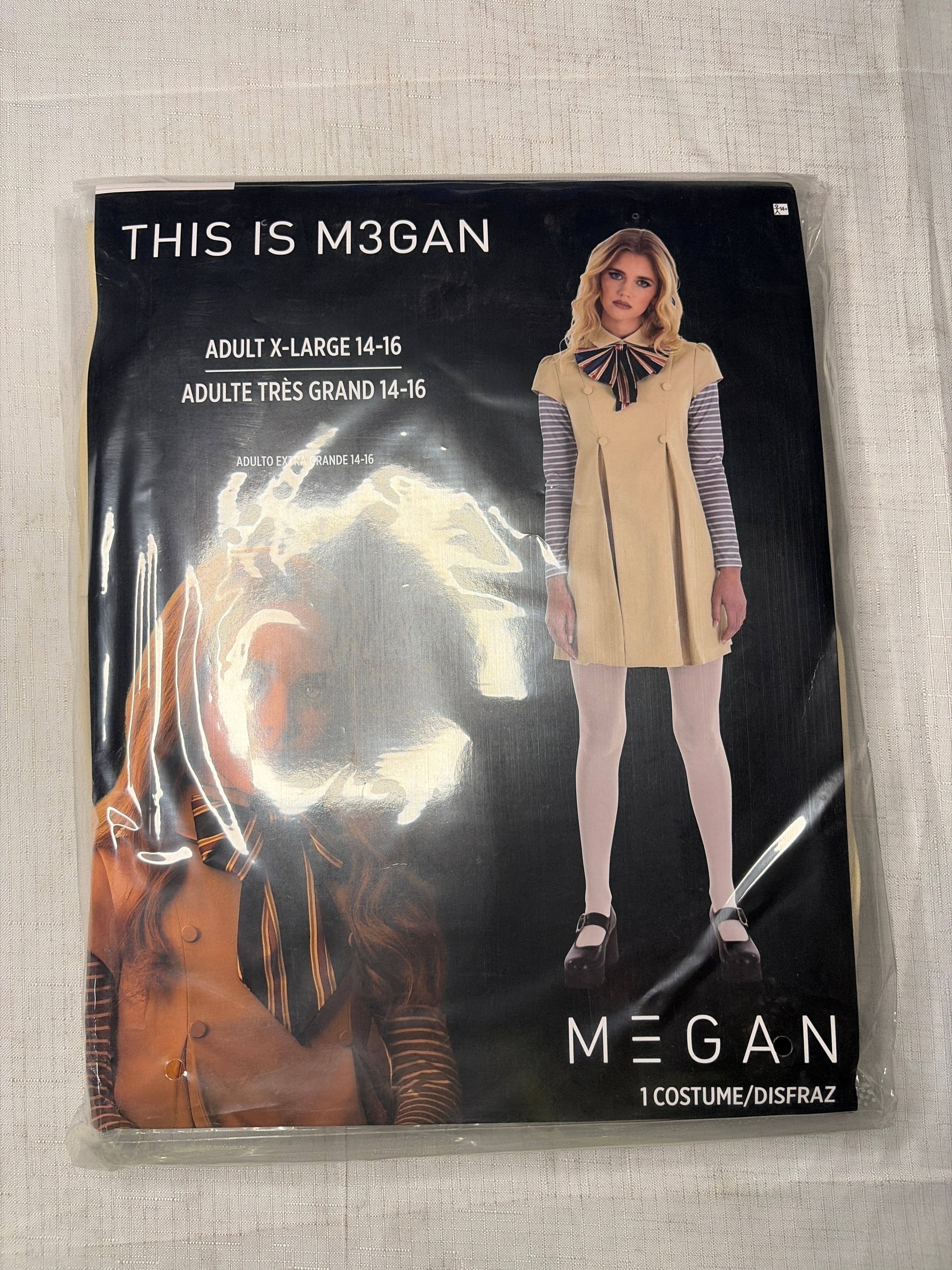 Women's M3GAN Universal Horror Halloween Costume - Adult XL (14-16)