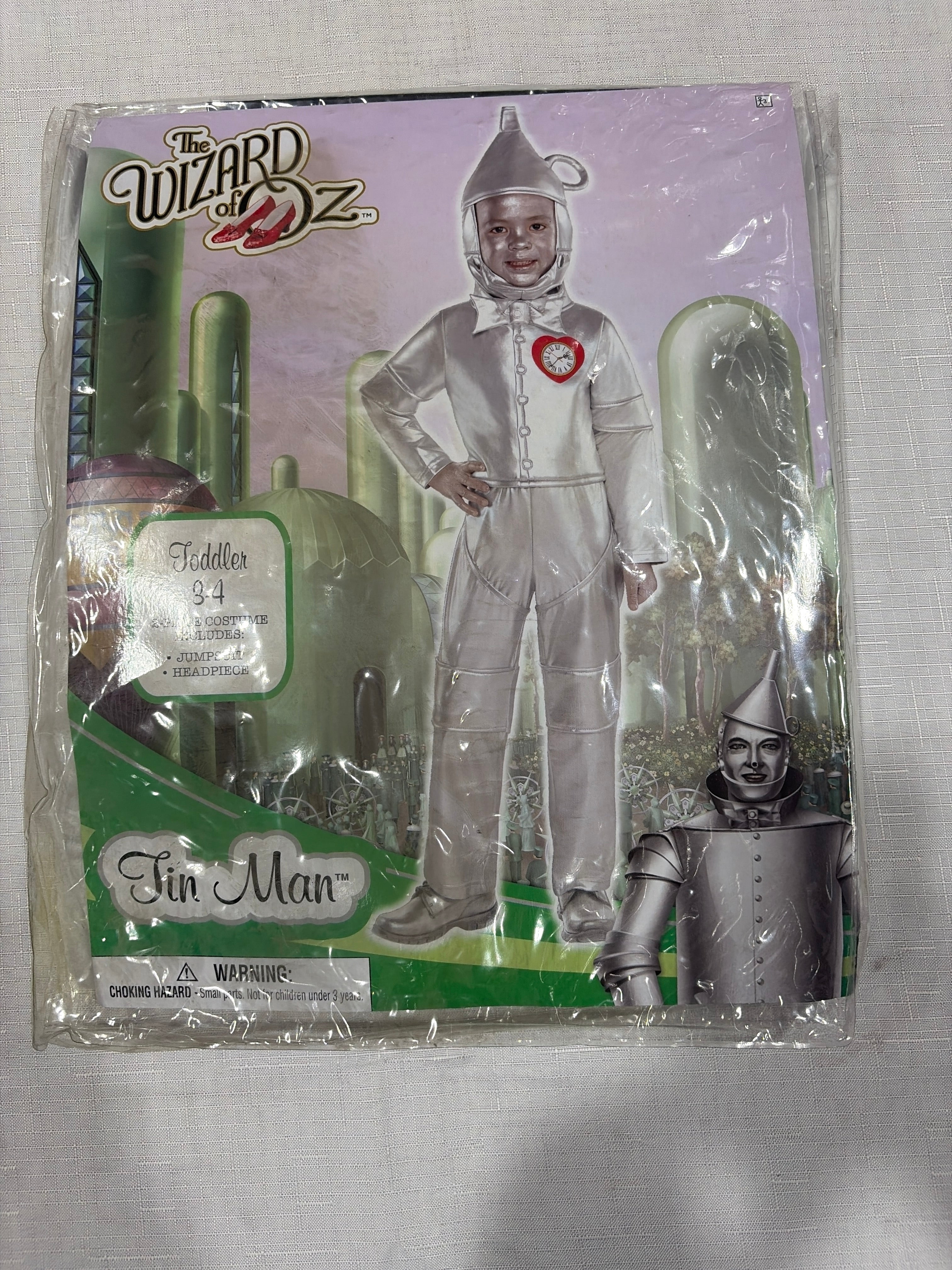 Boys Wizard of Oz Tin Man Halloween Costume - Toddler (3-4)